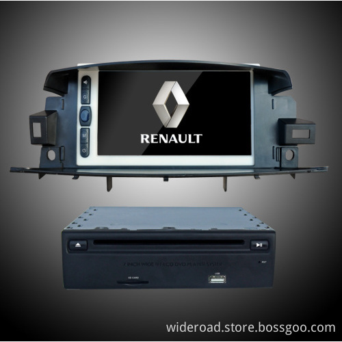 Renault Navigation Dvd With Multi-angle Adjustable Front Panel